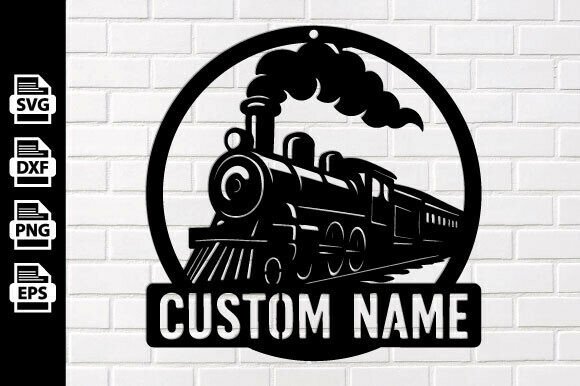 Download Personalized Custom Train Sign - Premium Resources