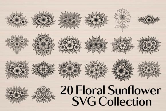 Download Floral Sunflower SVG Collection - Sunflower svg Collection