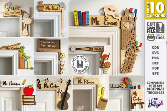 Download Teacher Door Corner Signs Laser Bundle - Premium Resources