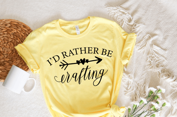 Download I'd Rather Be Crafting SVG Design - Premium Resources
