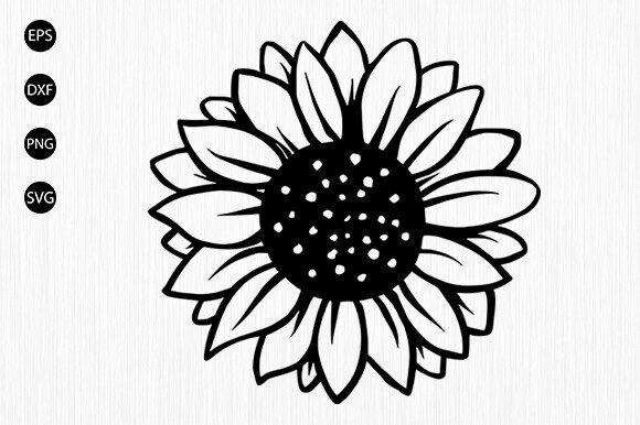 Download Sunflower SVG, Sunflower with Bee SVG - Sunflower svg Collection