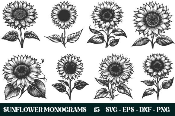 Download Sunflower SVG Bundle - Sunflower svg Collection
